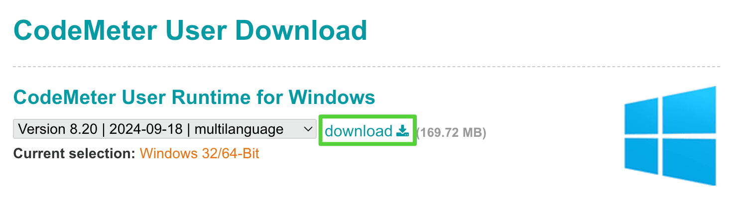 codemeter download.