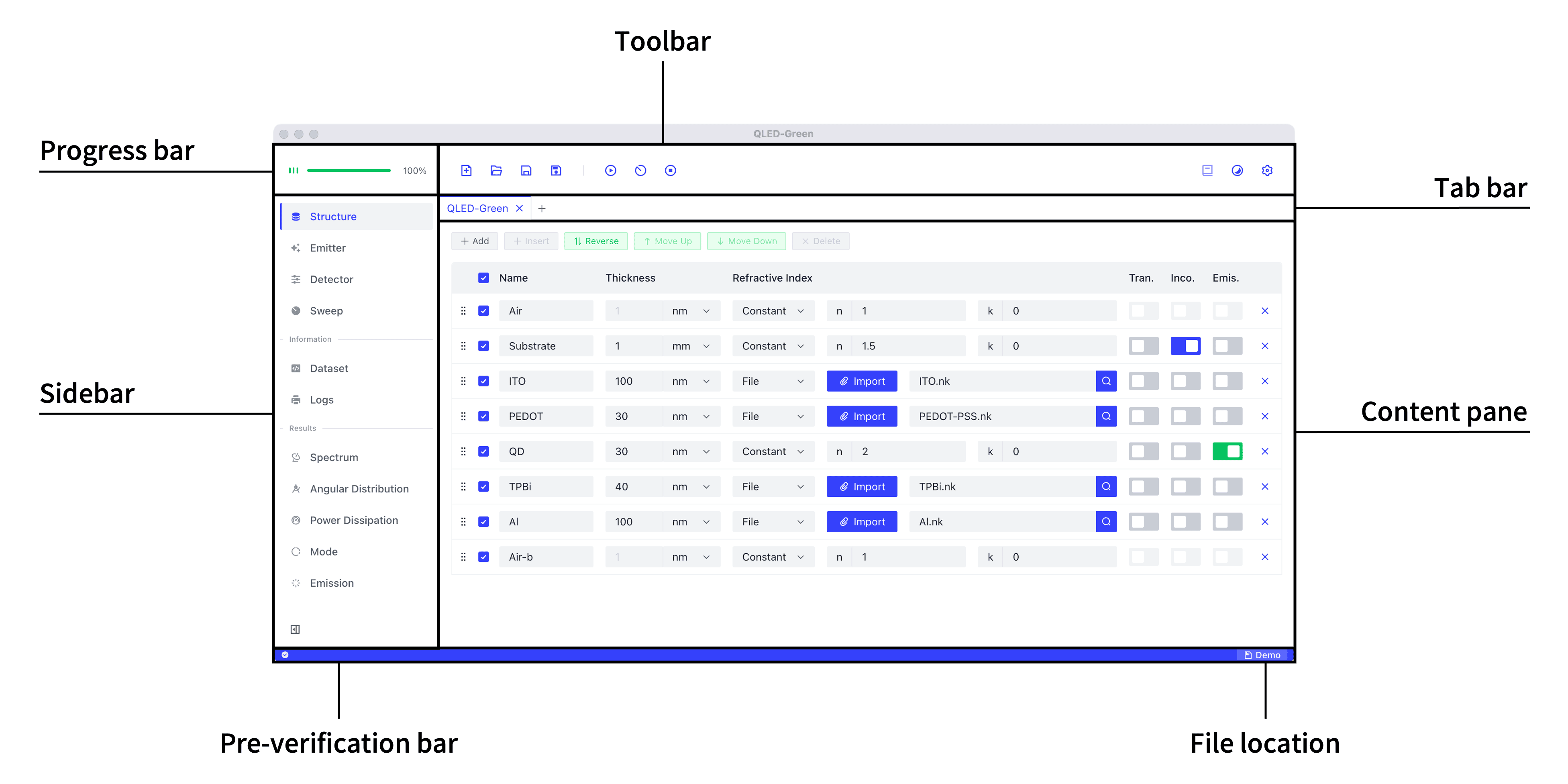 main ui.